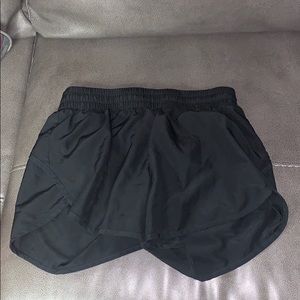 black running shorts